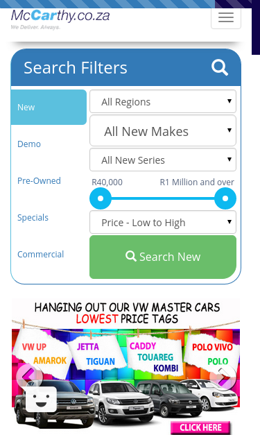Mobile view
