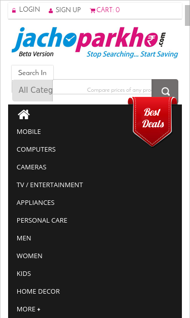 Mobile view