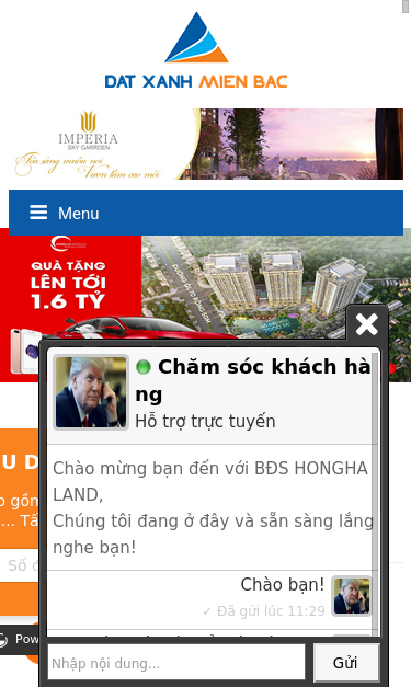 Mobile view