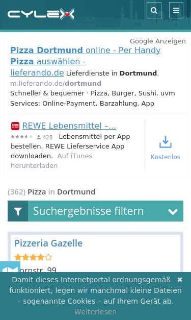 Mobile view