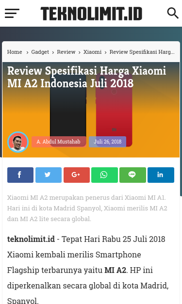 Mobile view