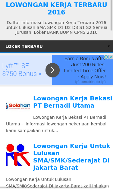 Mobile view