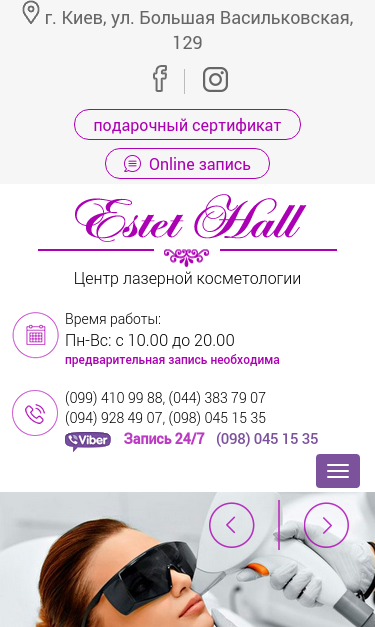 Mobile view