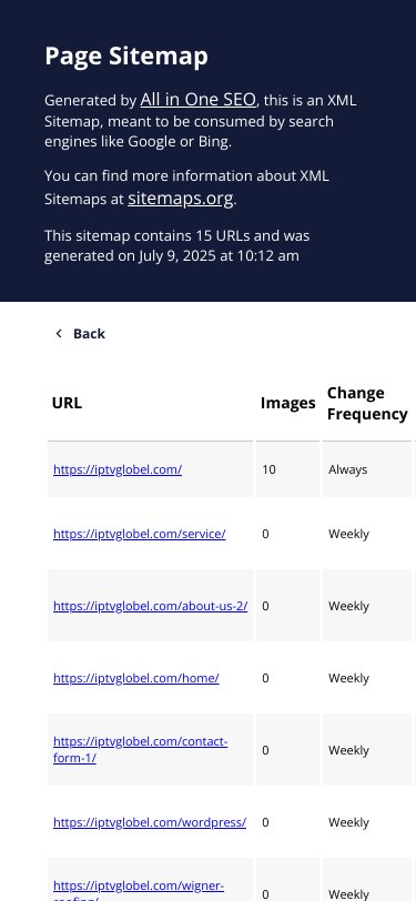 Mobile view
