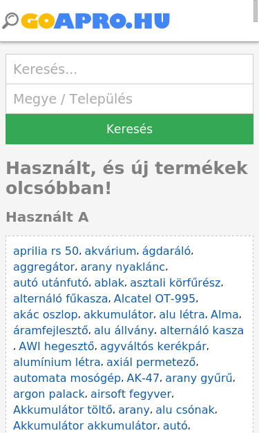 Mobile view