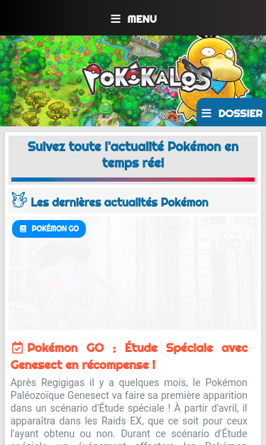 Mobile view