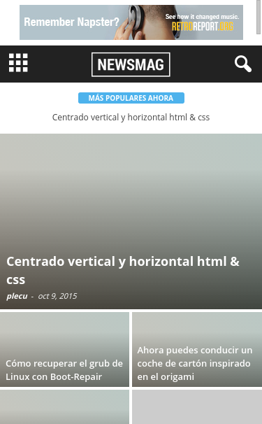 Mobile view