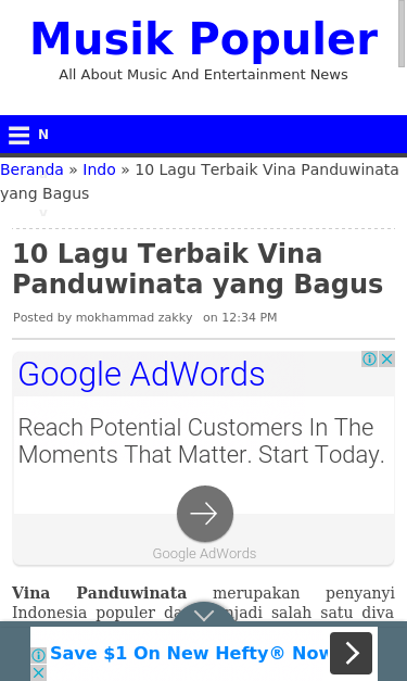 Mobile view