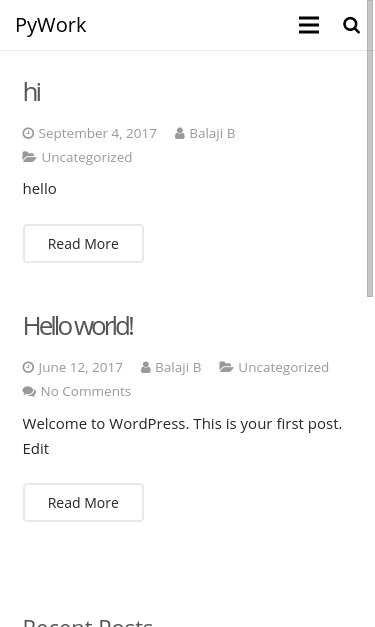 Mobile view