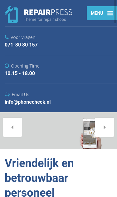 Mobile view