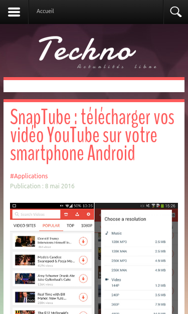 Mobile view