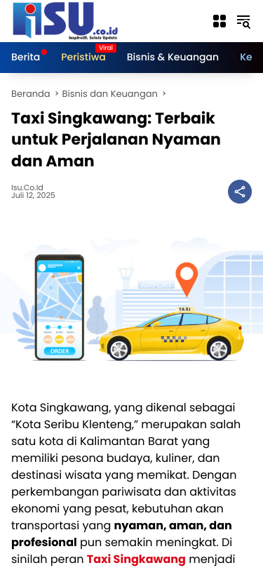 Mobile view