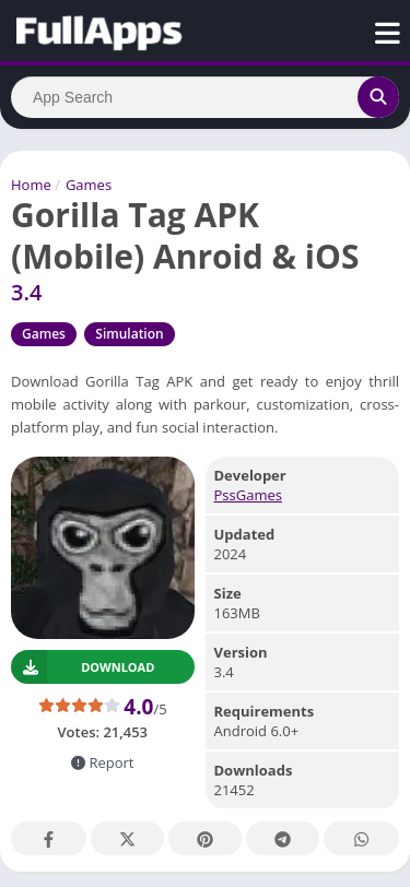 Mobile view