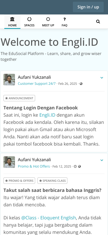 Mobile view