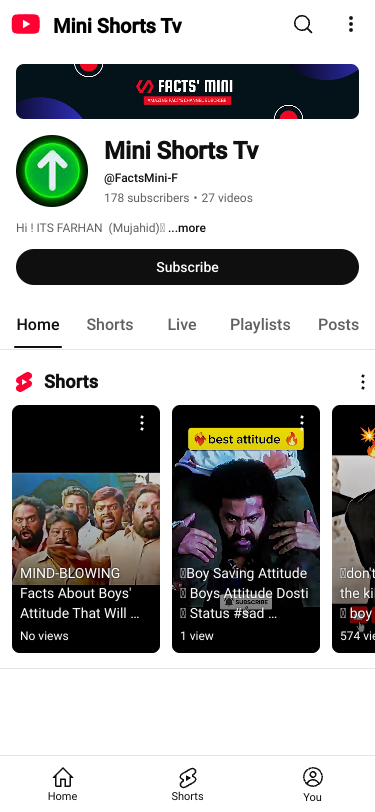 Mobile view