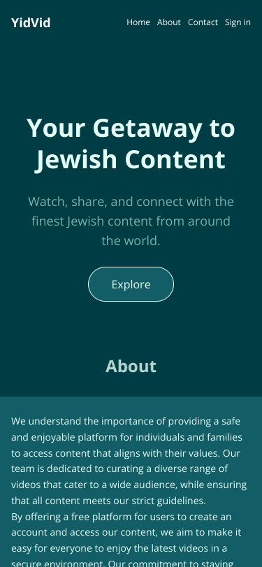 Mobile view