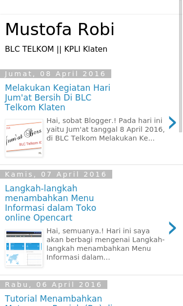 Mobile view