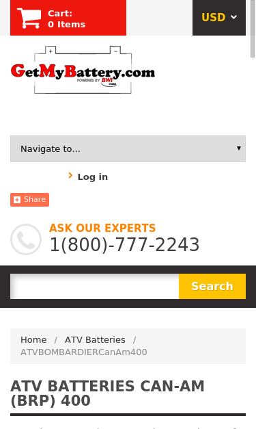 Mobile view