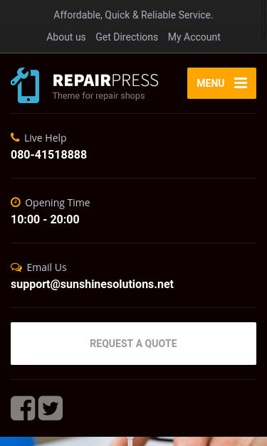 Mobile view