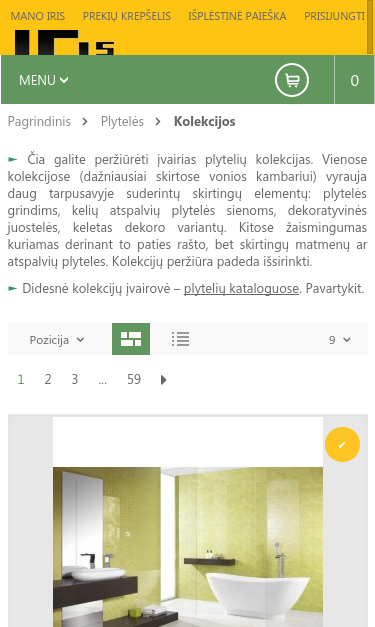 Mobile view