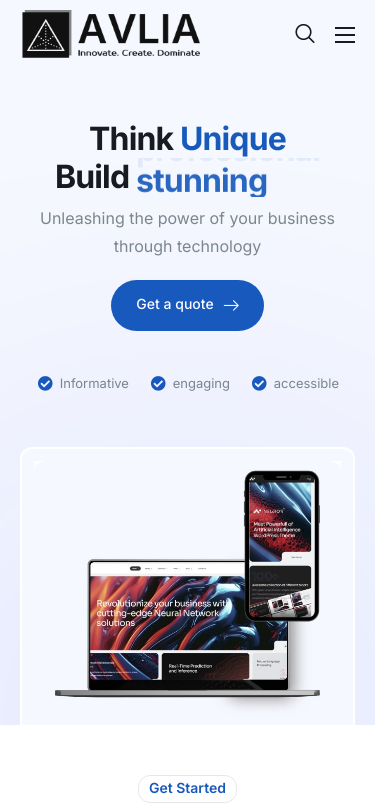 Mobile view