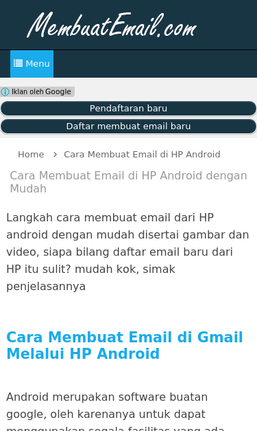 Mobile view
