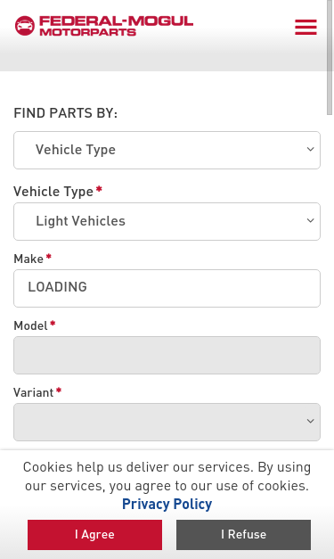 Mobile view