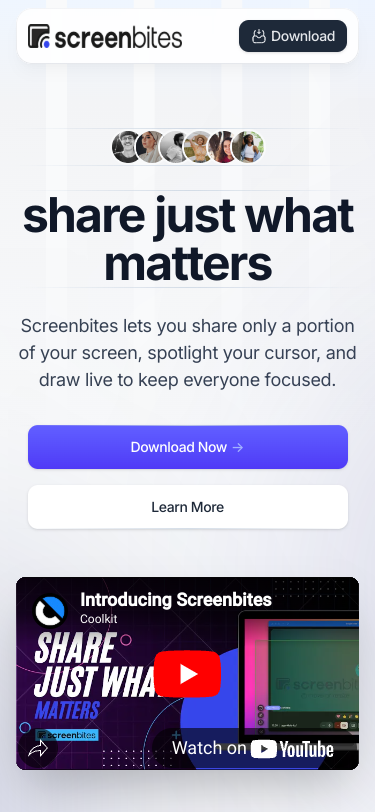 Mobile view