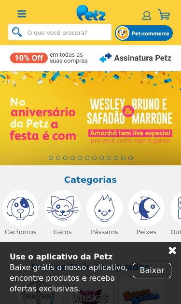 Mobile view