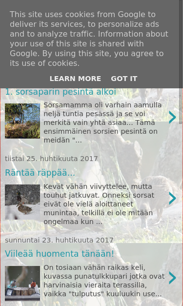 Mobile view