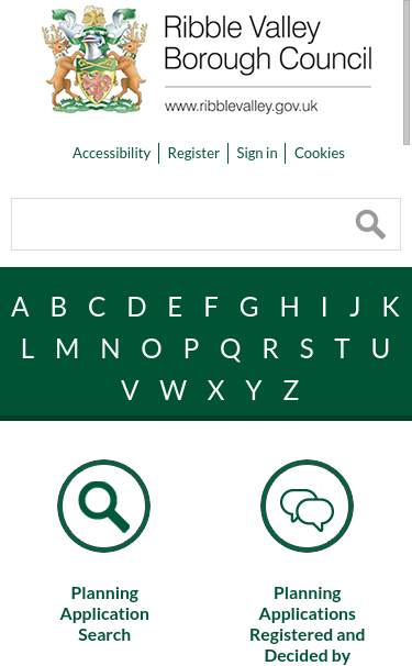 Mobile view