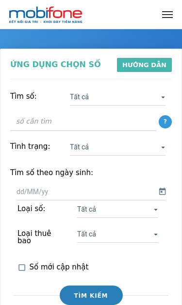 Mobile view