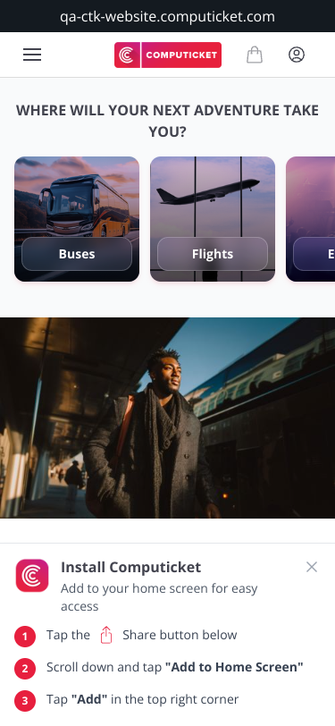 Mobile view