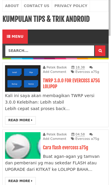 Mobile view