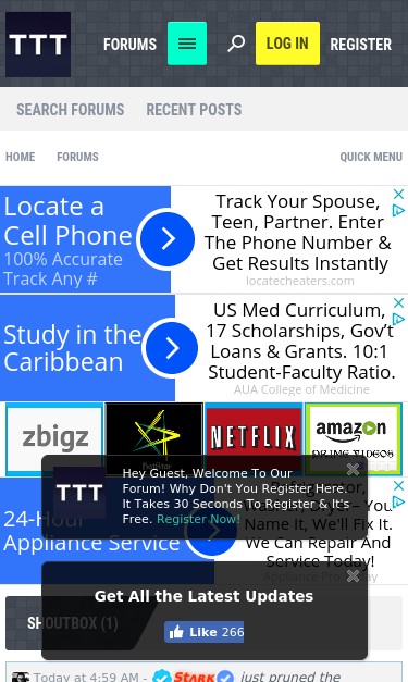 Mobile view