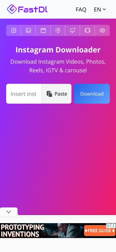 Mobile view