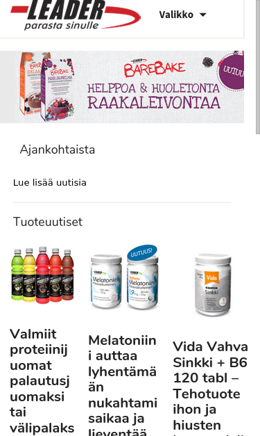 Mobile view