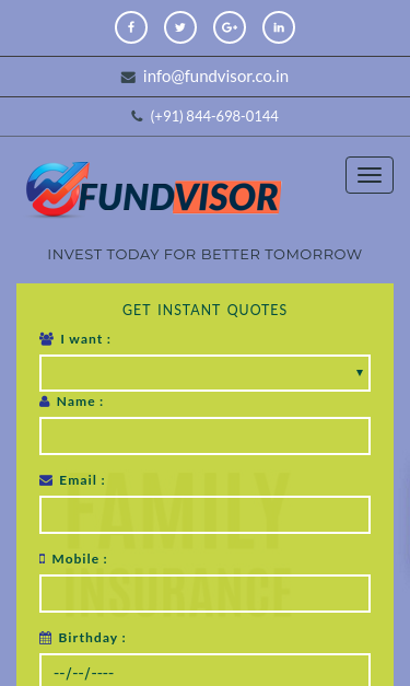 Mobile view