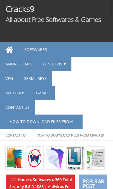 Mobile view