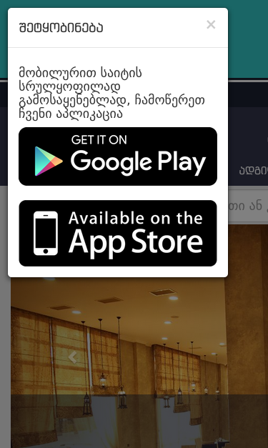Mobile view