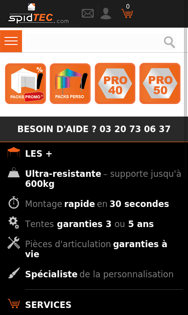 Mobile view