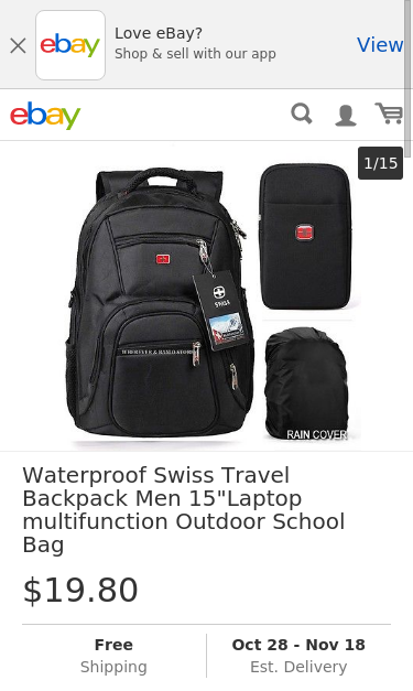 Mobile view