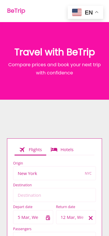 Mobile view
