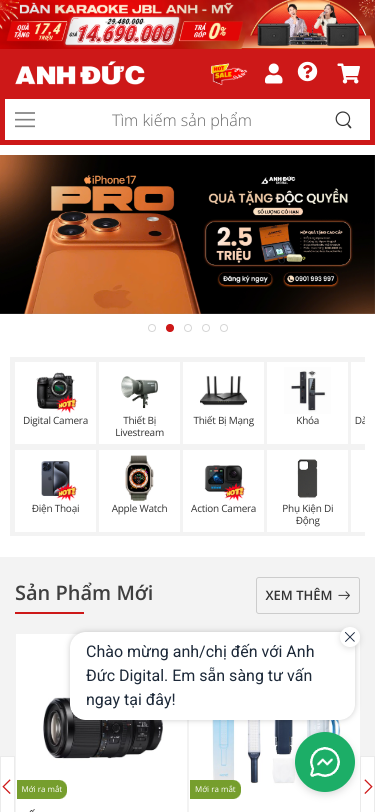 Mobile view