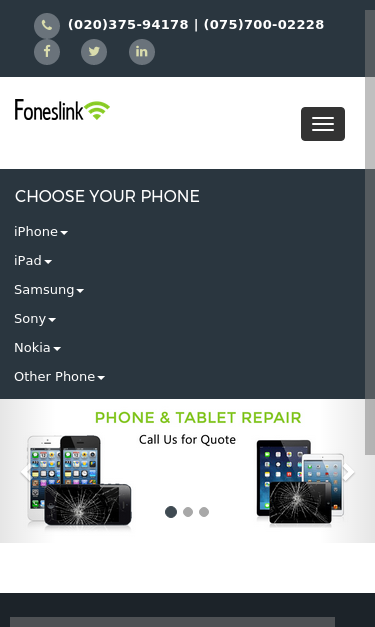 Mobile view