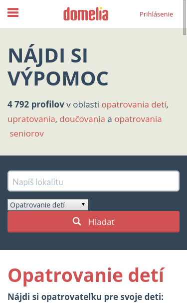 Mobile view