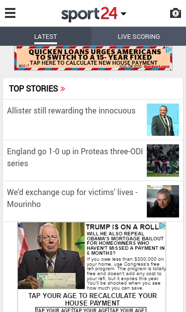 Mobile view