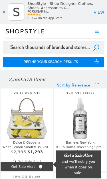 Mobile view