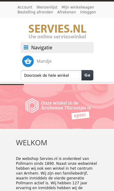 Mobile view
