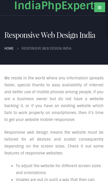 Mobile view